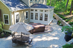 Patio and sunroom